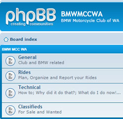 BMW MCC WA Forum Classifieds